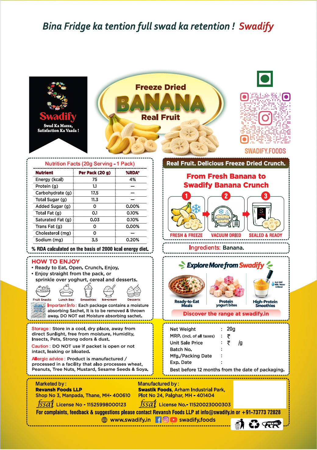 Freeze Dried Banana - Image 2
