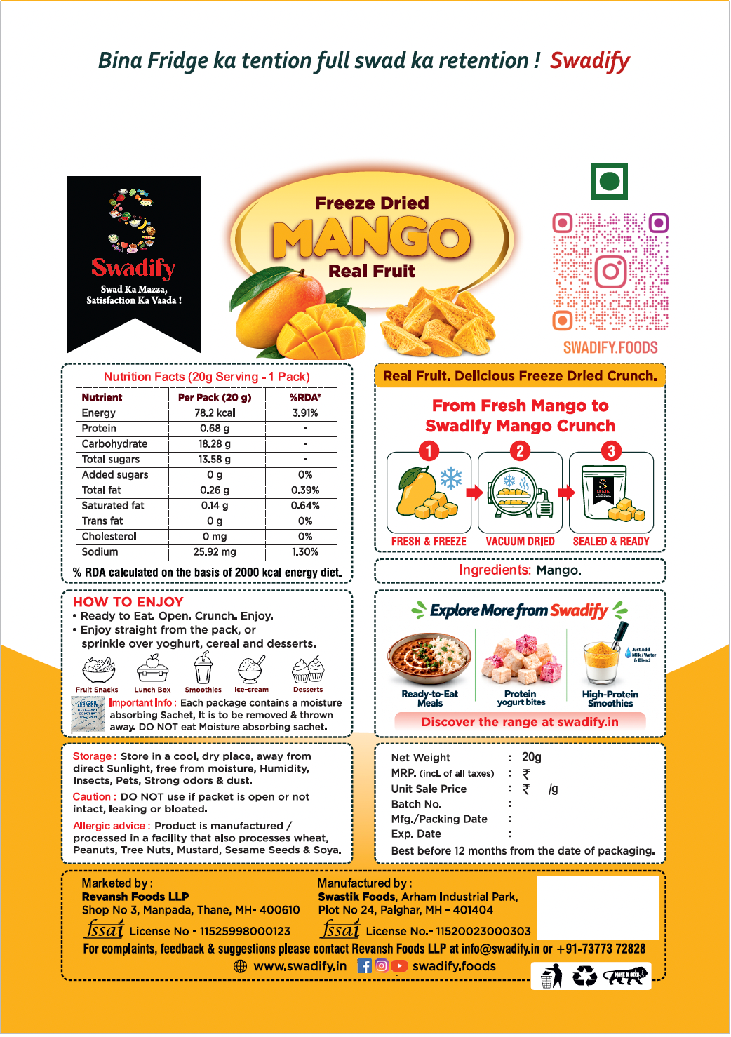 Freeze Dried Mango - Image 2