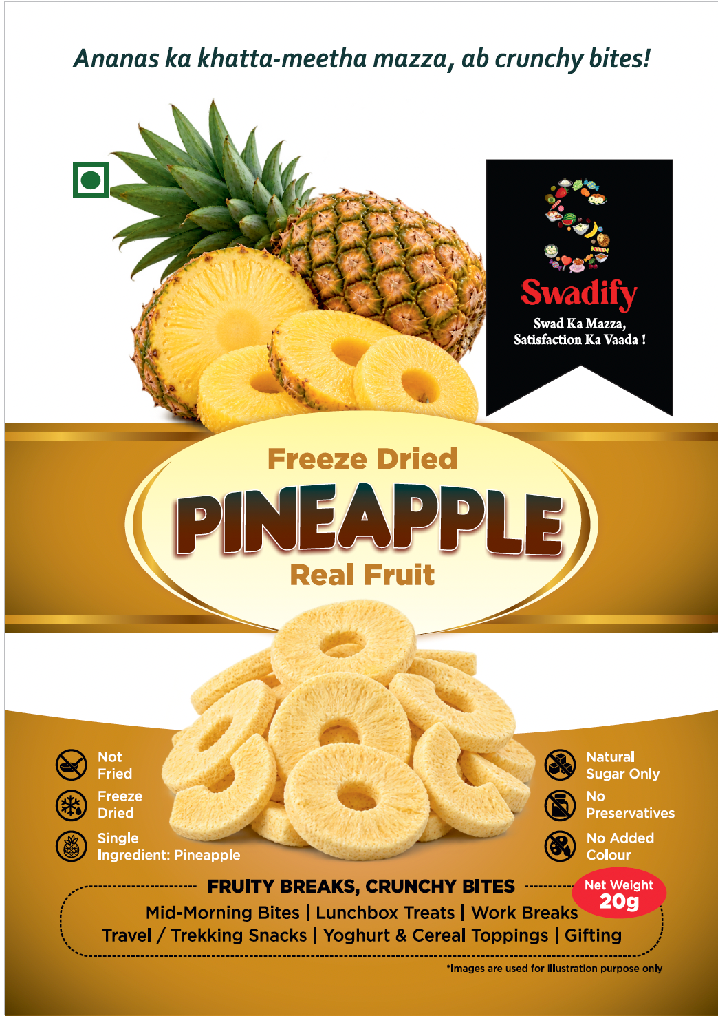 Freeze Dried Pineapple