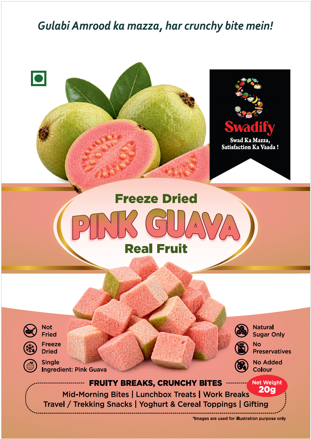 Freeze Dried Pink Guava